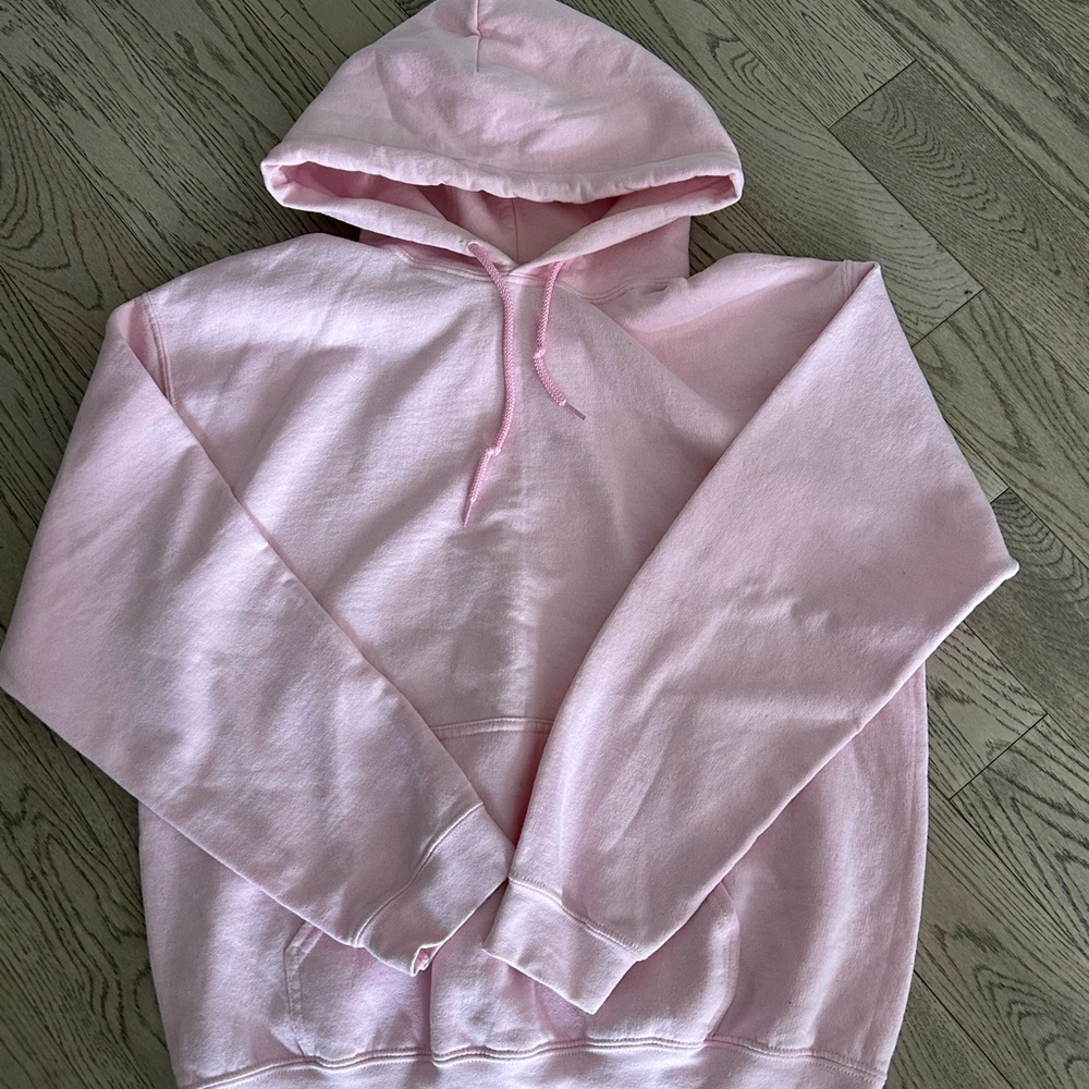 Gildan Light Pink Hoodie - Picture 1 of 3